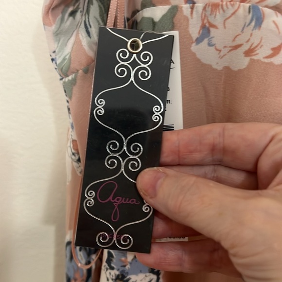 Aqua light pink dress size M - Picture 5 of 6